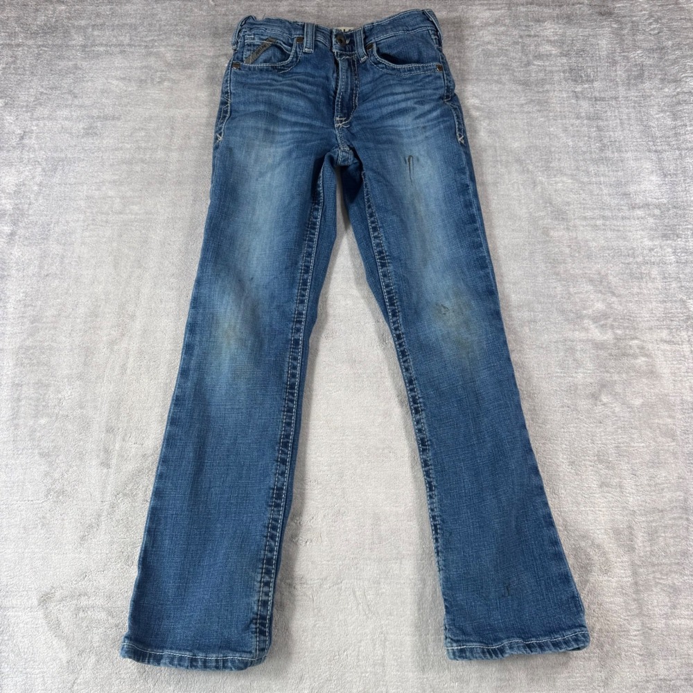Ariat Jeans Youth 12 Blue Denim B4 Relaxed Boot Cut Western Cowboy Rugged